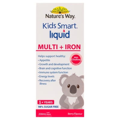 NATURE’S WAY KIDS SMART MULTI + IRON LIQUID