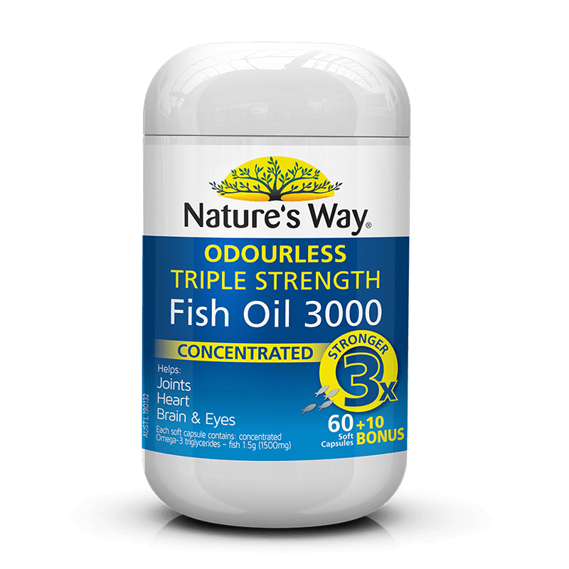 NATURE’S WAY TRIPLE STRENGTH FISH OIL 3000Mg
