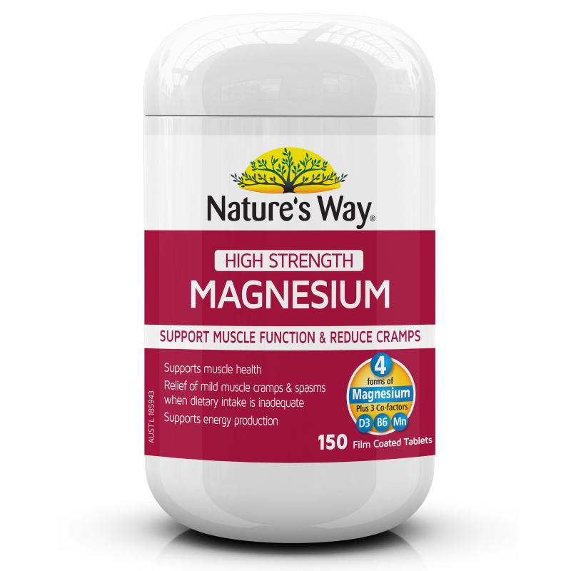 Nature's Way High Strength Magnesium 600mg