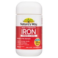 NATURE'S WAY IRON + VITAMIN C & B12