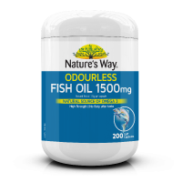 NATURE'S WAY ODOURLESS FISH OIL 1500MG